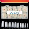 Ocean 500 Lü Yarım Ay Tips Protez Tırnak Kemik, Protez Tırnak Tips, Tırnak Yapma Tips