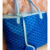 Monogram Detaylı Yavrulu Kadın Omuz Çantası Tote Bag Goyard Style