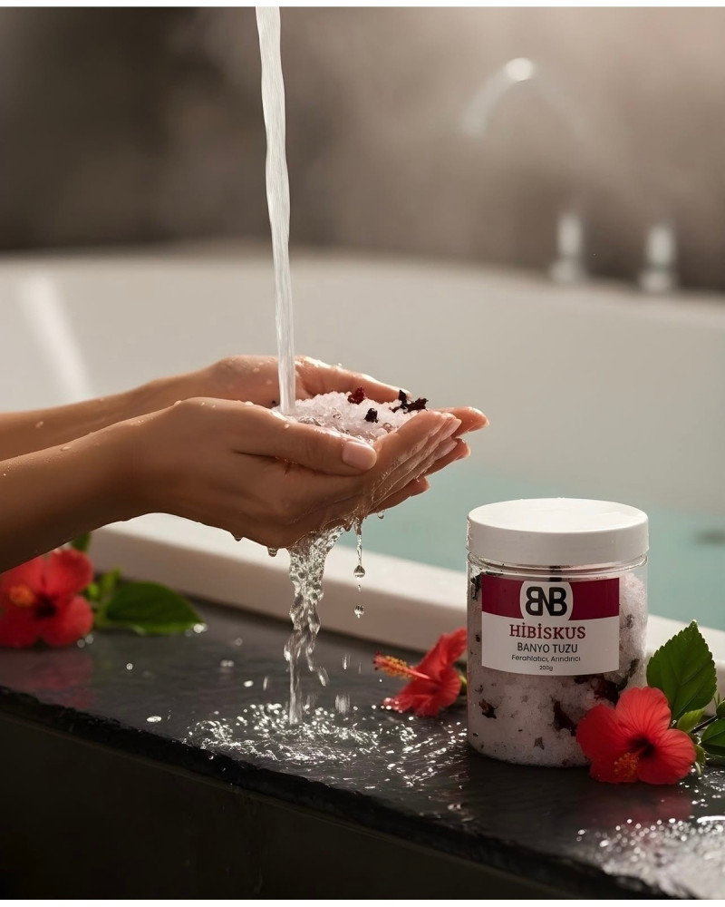 HİBİSKUS BANYO TUZU