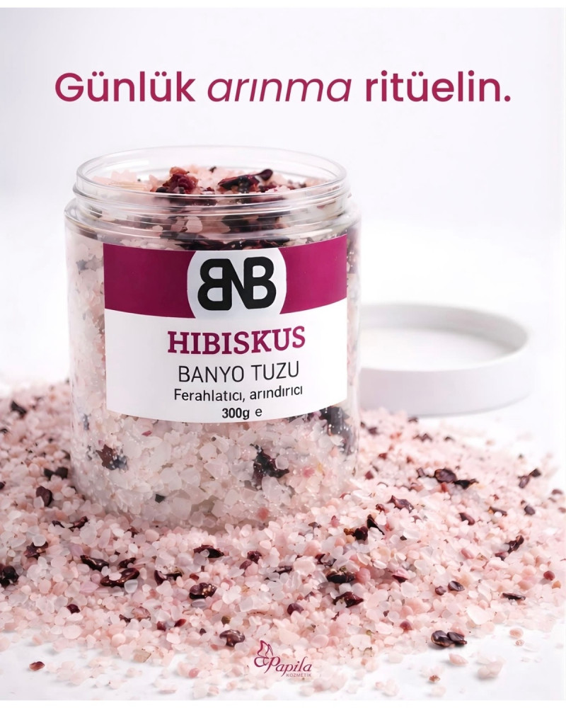 HİBİSKUS BANYO TUZU