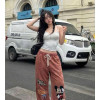 PİNTERESTGİRL MCKY PEMBE YIKAMALI EŞOFMAN ALTI